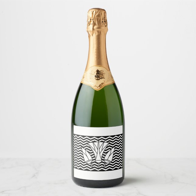 Étiquettes Pour Bouteilles De Vin Mousseux Vin Lable (Devant)