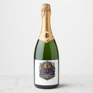 Étiquettes Pour Bouteilles De Vin Mousseux Visites de manoir hanté Halloween Maison gothique