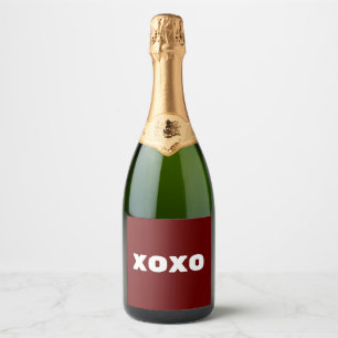 Étiquettes Pour Bouteilles De Vin Mousseux Xoxo