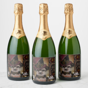Étiquettes Pour Bouteilles De Vin Mousseux Yorkie Poo