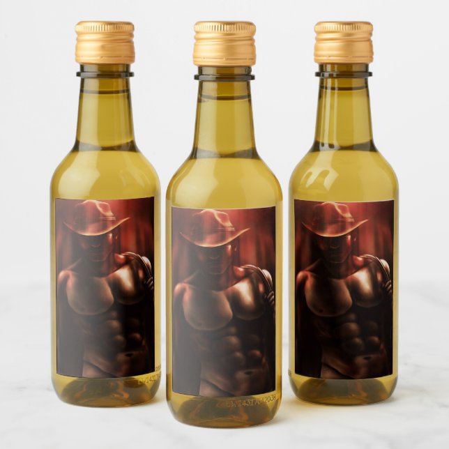 Étiquettes Pour Bouteilles De Vin Parfois c'est l'enfer - Cowboy (Bouteilles)