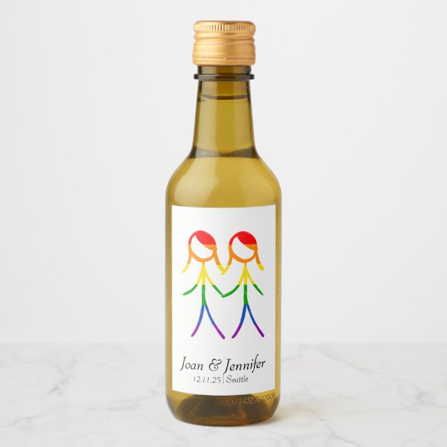 Étiquettes Pour Bouteilles De Vin Petits Amours (Devant)