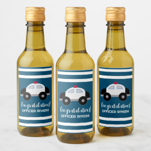 Étiquettes Pour Bouteilles De Vin Police de la police de la police