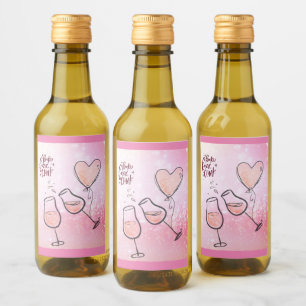 Étiquettes Pour Bouteilles De Vin Pop Fizz Vin Clink Verre Étincelant Vin Celebrati