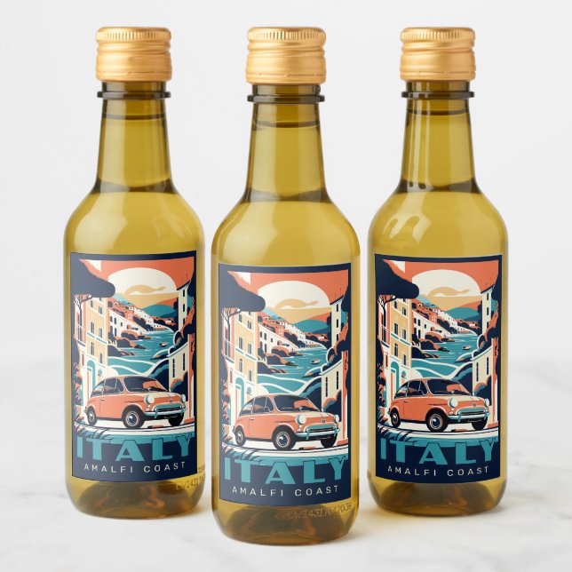 Étiquettes Pour Bouteilles De Vin Texte personnalisé Italie (Bouteilles)