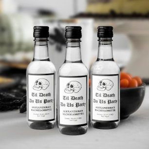 Étiquettes Pour Bouteilles De Vin Til Death Do Us Party Bachelorette Champagne