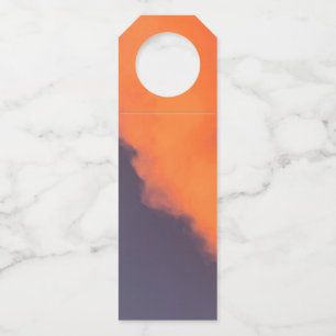 Étiquettes Pour Bouteilles Des nuages magiques et rêvés dans des couleurs rêv