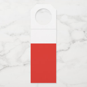Étiquettes Pour Bouteilles Drapeau de la Pologne