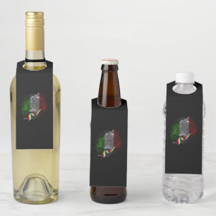 Étiquettes Pour Bouteilles Drapeau italien
