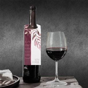 Étiquettes Pour Bouteilles Dreamy Foliage Cheers Bourgogne ID817