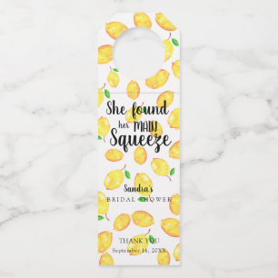 Étiquettes Pour Bouteilles Elle a Trouvé Son Lemon Bridal Shower