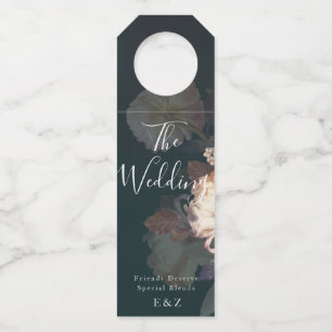 Étiquettes Pour Bouteilles Emerald Antique Vintage Wedding