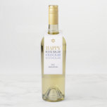 Étiquettes Pour Bouteilles Happy Hanoukka Chanukah Holiday Bottle Hanger Tags<br><div class="desc">La conception simulée de feuille d'or Faux est incorporée dans cette conception. Personnalisez le texte personnalisé ci-dessus. Vous pouvez trouver d'autres éléments de coordination dans notre collection "Happy Hanoukka Chanukah".</div>