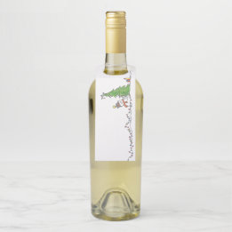 Étiquettes Pour Bouteilles Holiday Cheer