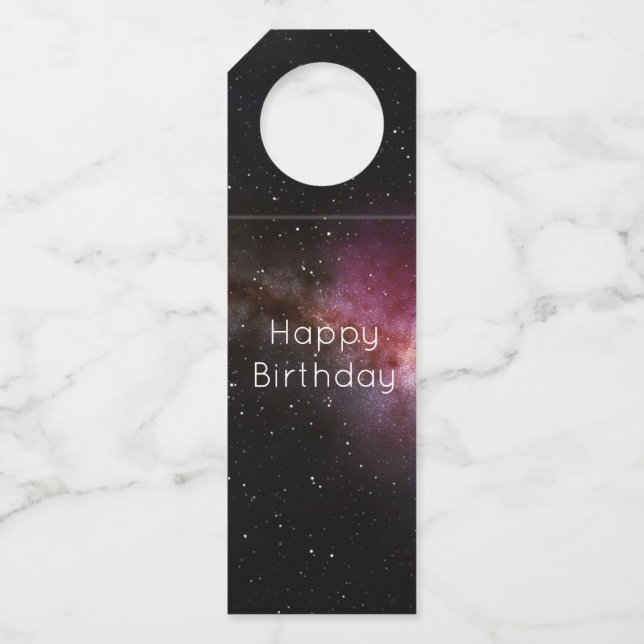 Étiquettes Pour Bouteilles Image de l'univers (Devant)