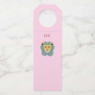 Étiquettes Pour Bouteilles Joli Leo, zodiaque, impression signe du zodiaque