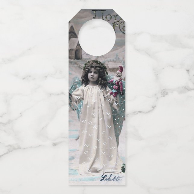 Étiquettes Pour Bouteilles Joyeux Noel  (Devant)