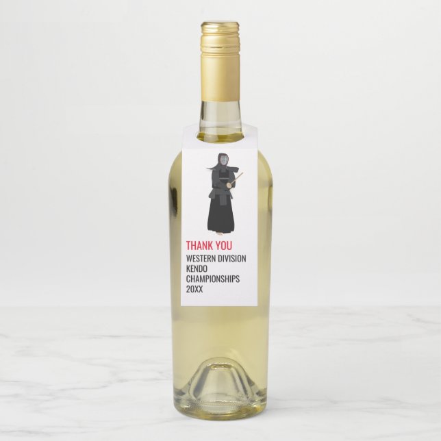 Étiquettes Pour Bouteilles Kendo (Sur bouteille)