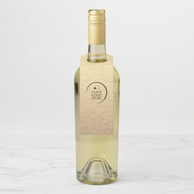Étiquettes Pour Bouteilles Logo d'entreprise personnalisé logo d'entreprise e (Sur bouteille)