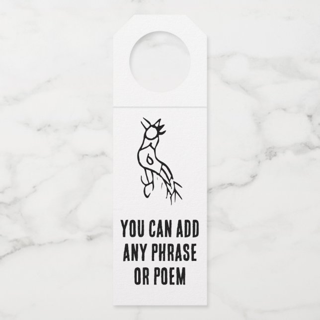 Étiquettes Pour Bouteilles Magnifique Coq du Zodiaque Chinois #001- (Devant)