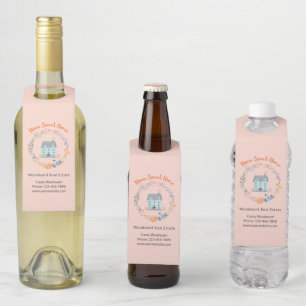 Étiquettes Pour Bouteilles Maison Douce Maison Agence Immobilière Félicitatio