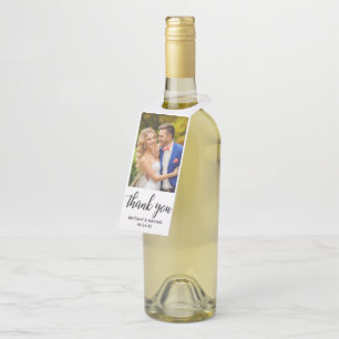 Étiquettes Pour Bouteilles Mariage Merci mariée et de chambre photo