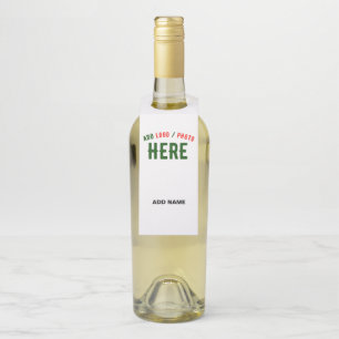 ÉTIQUETTES POUR BOUTEILLES MARQUE BLANCHE MODERNE ET PERSONNALISABLE VÉRIFIÉE