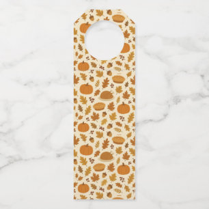 Étiquettes Pour Bouteilles Motif classique de Thanksgiving 