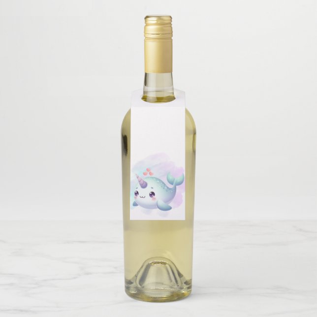 Étiquettes Pour Bouteilles Nocturne mou/côtier/marin (Sur bouteille)