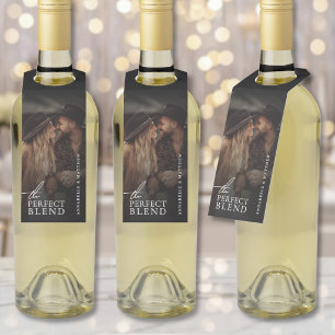Étiquettes Pour Bouteilles Photo de mariage Perfect Blend