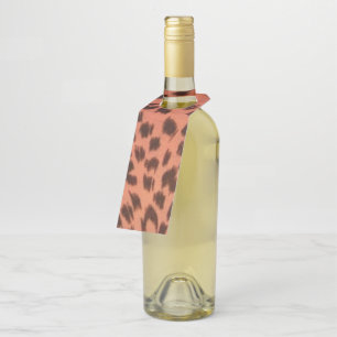ÉTIQUETTES POUR BOUTEILLES POSTER DE ANIMAL ROSE