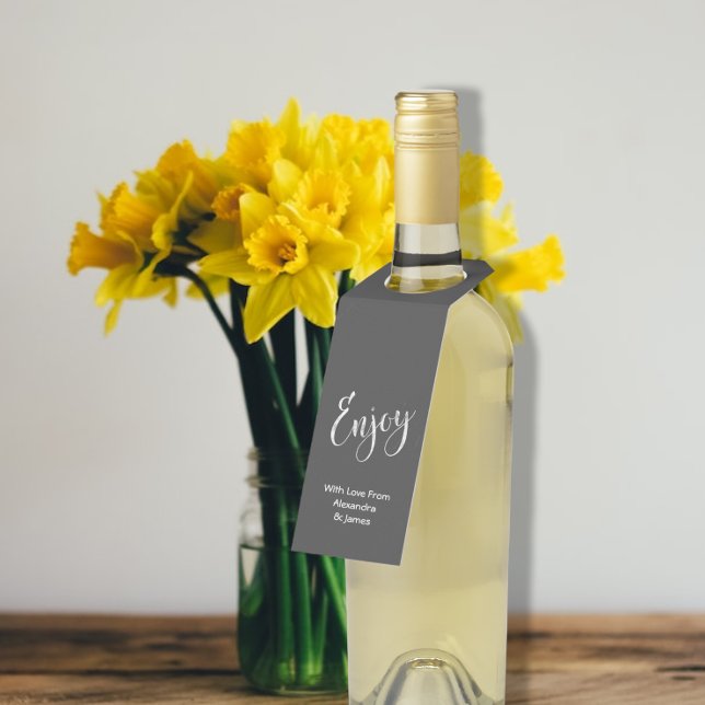 Étiquettes Pour Bouteilles Profitez du tableau de bord personnalisé (Créateur téléchargé)