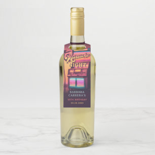 Étiquettes Pour Bouteilles Retro 30e anniversaire Karaoke Party