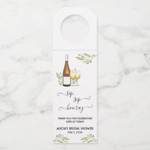 Étiquettes Pour Bouteilles Sip, Sip, Hourra ! Fête de mariage thème vin