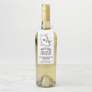 Étiquettes Pour Bouteilles Tu as été arrosé Vin Bière Alcool Halloween