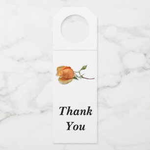 Étiquettes Pour Bouteilles Une bouture de rose unique  