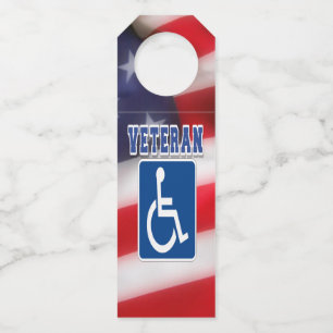 Étiquettes Pour Bouteilles Vétéran Handicapé Handicapé USA