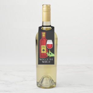 Étiquettes Pour Bouteilles Vin d'Halloween - Voir Retour -
