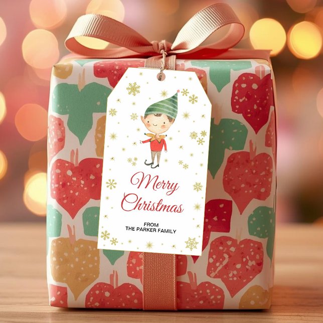 Étiquettes pour Cadeaux de lutins | Étiquette pour (Créateur téléchargé)