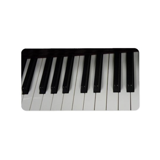 Étiquettes principaux de piano