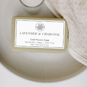Étiquettes Produit de beauté Ajouter un logo noir et blanc mo
