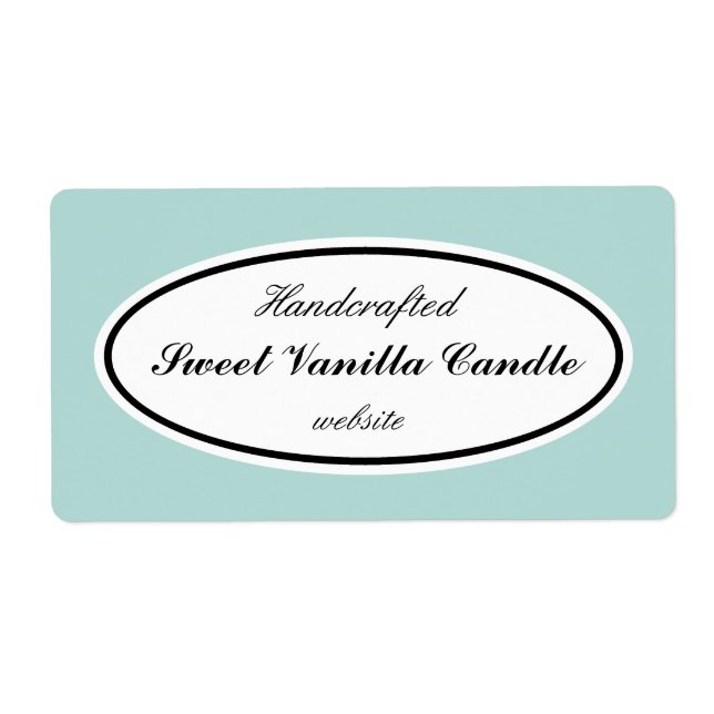 Étiquettes professionnels Aqua Color (Devant)