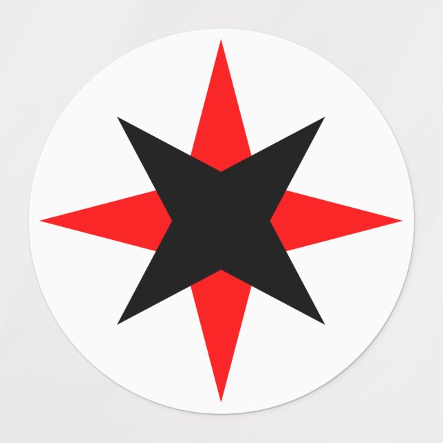 Étiquettes Quaker Star (Design 1)