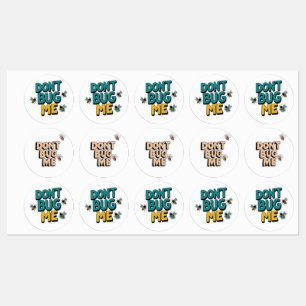 Étiquettes Quirky Bee Pun - Don’t Bug Me Artwork