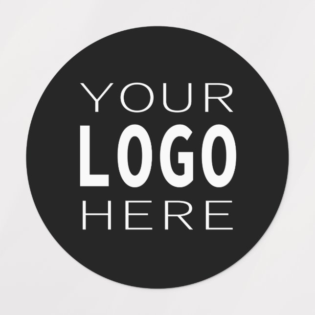 Étiquettes Remplacement de logo simple et facile | Noir ou co (Design 1)