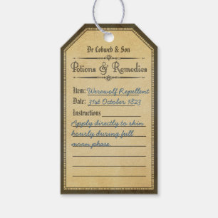 Étiquettes répulsives de breuvage magique de