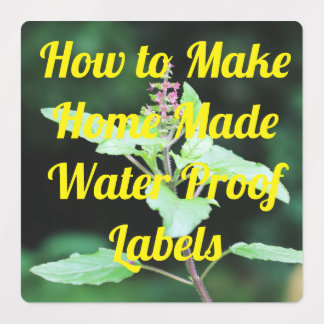 Étiquettes Résiste à l'eau