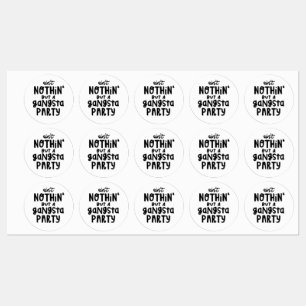 Étiquettes Rien qu'un Hip hop du parti Gangsta