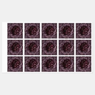 Étiquettes Rose Mandala
