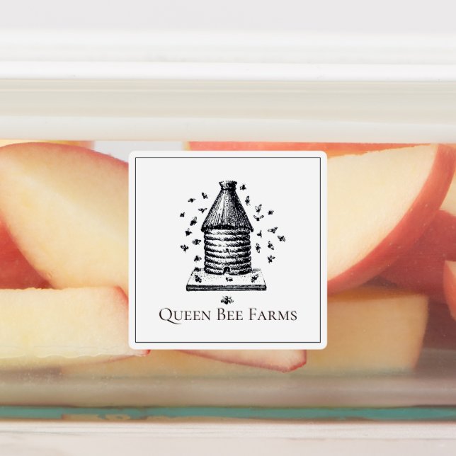 Étiquettes Ruches de Queen Bee Farms (Apposé)